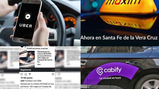 Buscan regularizar el servicio de Uber, Maxim y Cabify en la ciudad de Santa Fe