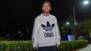 Lionel Messi se sumó a la delegación de la selección argentina para jugar las Eliminatorias.