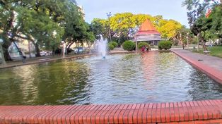 El Concejo pide informes al municipio por la obra en Plaza Colón y el estado patrimonial de la fuente y el palomar