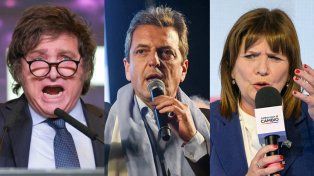 Milei y Massa sumaron, Bullrich perdió