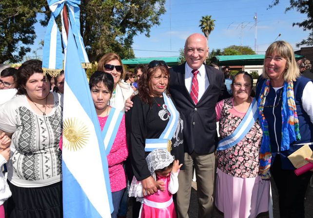 Bonfatti visitó San Jerónimo del Sauce