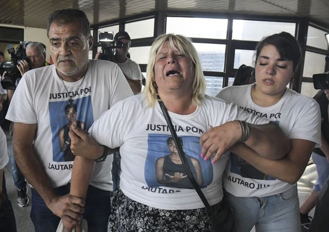 Desconsuelo. La mamá de Lautaro