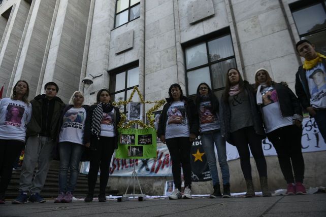 Familiares y amigos de Orgaz durante los debates que terminaron en la condena del mecánico Juan Carlos Schmidt.
