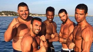 Cristiano Ronaldo se mostró muy entretenido durante sus vacaciones en Ibiza