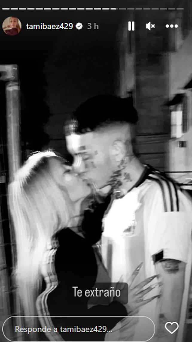 La historia que subió Tamara Báez reafirmando su relación con Despre