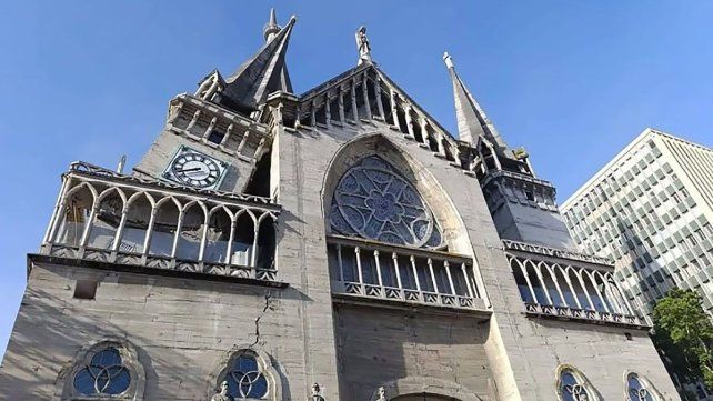 La Catedral de Manizales quedó seriamente dañada.El terremoto se sintió en todo el borde del Pacífico en Colombia.&nbsp;