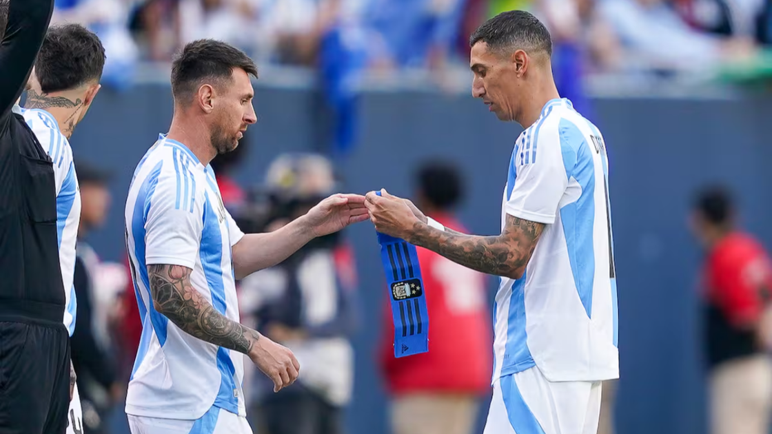 Ángel Di María y Lionel Messi lograron cinco consagraciones juntos con la selección argentina