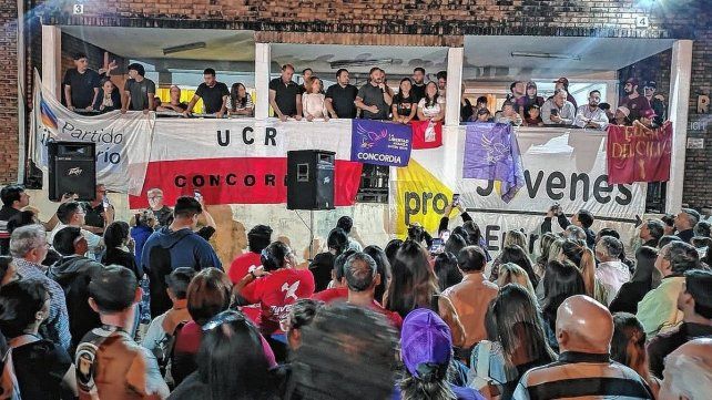 En la sede del Cirse se festejó la victoria amplia por 10 puntos de diferencia con Fuerza Entre Ríos.