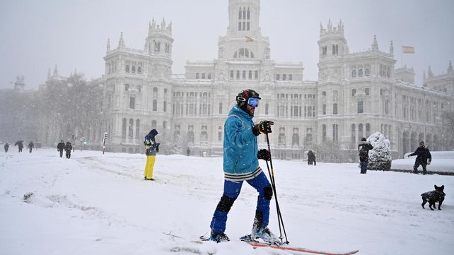 El impresionante temporal Filomena provocó un caos y cuatro muertes en España