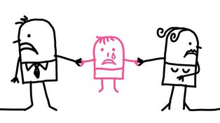 Los niños en el proceso del divorcio