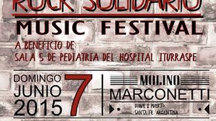 Rock solidario, a beneficio de la sala de Pediatría del Iturraspe
