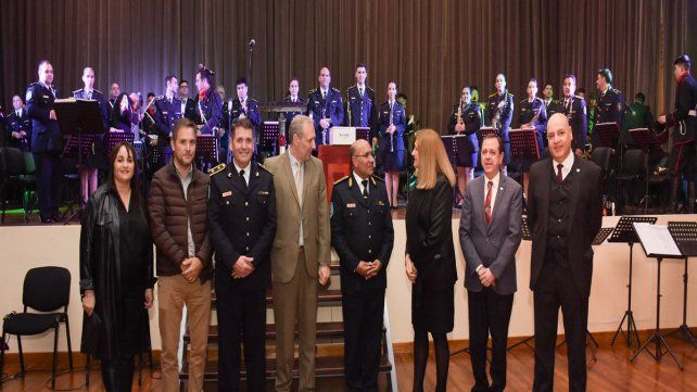ANIVERSARIO. La banda de música de la Policía de Entre Ríos celebró 203 años
