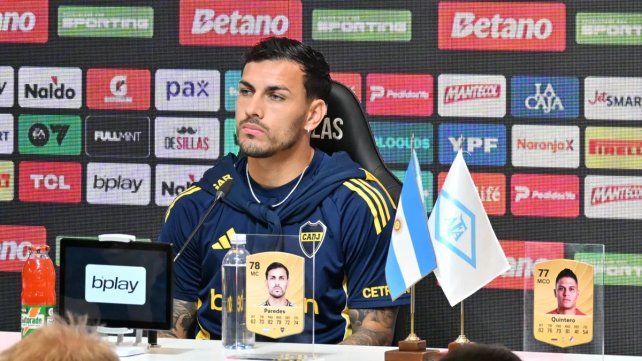 Paredes, en la previa al Superclásico: Es uno de los partidos más importantes de mi carrera