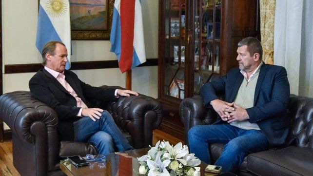 Tras definirse la interna de Concordia, Bordet recibió a Gay