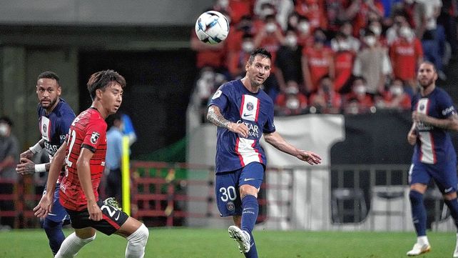 Lionel Messi jugó pocos minutos en una nueva victoria de PSG en su gira asiática.