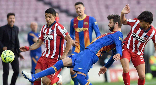 Barcelona y Atlético Madrid, frente a frente en la Liga de España