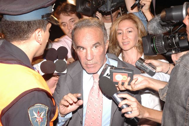 Alfredo Cahe en 2007, cuando Diego Maradona estuvo internado por una intoxicación alcohólica.