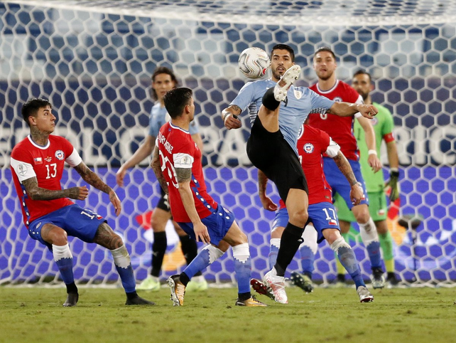 Uruguay y Chile quedaron a mano en Cuiabá