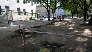 Comenzaron a cercar el Parque Alberdi para construir las cocheras subterráneas