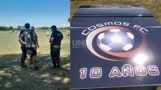 Entraron a robar en el club Cosmos Fútbol Club y se llevaron hasta el tractorcito