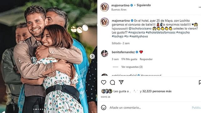 El Hotel de los Famosos: romance entre Majo Martino y Locho Loccisano