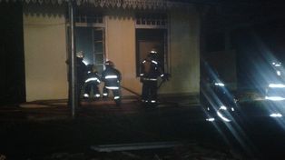 Un rayo provocó un incendio en el hospital de Villa Guillermina