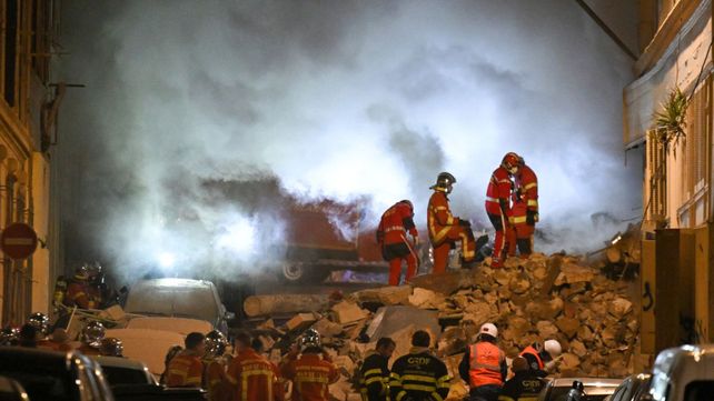 Al menos cinco heridos por el derrumbe de un edificio en Marsella