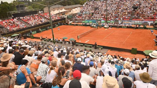 La Copa Davis fue el envento de mayor envergadura en Rosario durante 2024