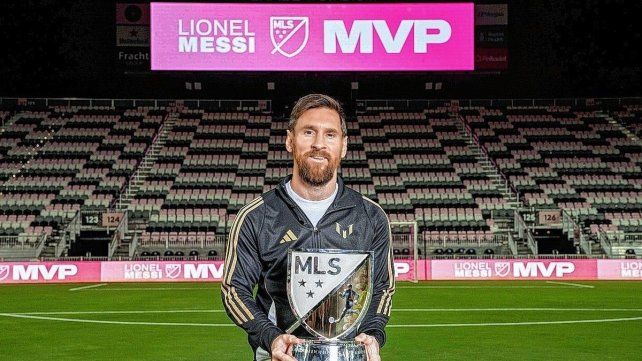 Lionel Messi fue elegido como el mejor jugador de la temporada 2024 de la MLS.