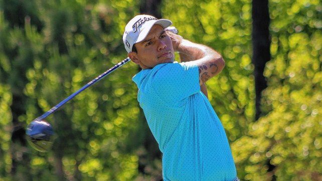 El golfista Joaquín Ludueña cumplió una buena actuación en el Nacional por golpes en Pilar.
