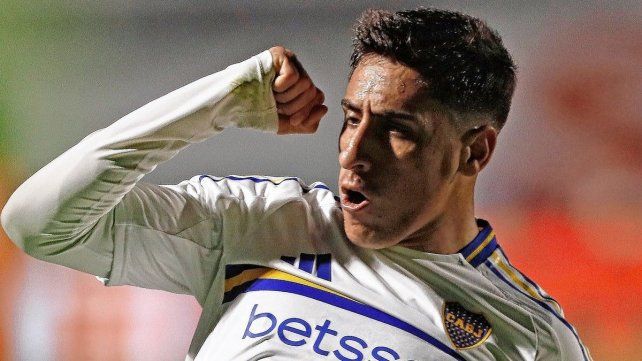Merentiel marcó el primero para Boca en Junín.
