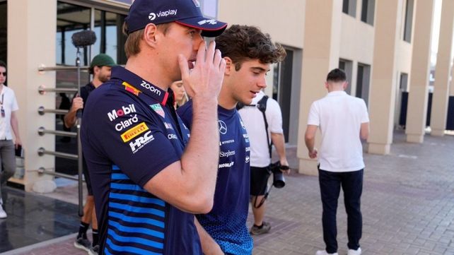 Max Verstappen y Franco Colapinto