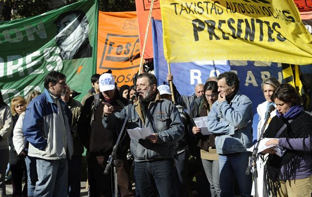 Los maestros llevaron sus reclamos a la marcha de la CTA del viernes pasado.