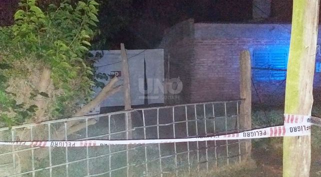 La vivienda en donde ocurrieron los hechos