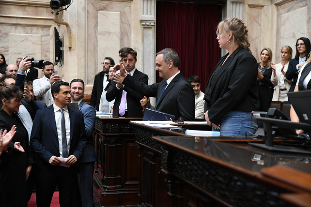 La sesión levantó temperatura con el correr de la exposición del jefe de Gabinete.