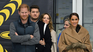 El príncipe Harry, Michael Bublé, Luisana Lopilato y Meghan Markle estuvieron presentes en el evento de Invictus Games.