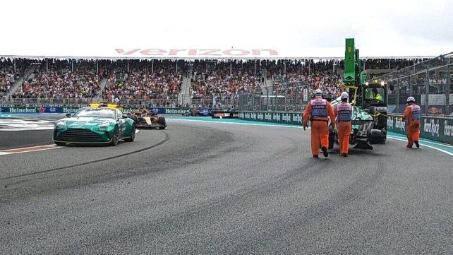 El accidente de este sábado de Alonso en la Fórmula 1.