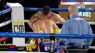 El púgil santafesino Alexis el Picante Sicilia cayó por TKO ante Ubiedo en la provincia de Buenos Aires.