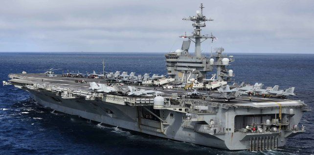 El portaaviones USS Abraham Lincoln.