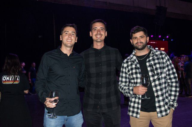 Mauro Fernandez, Ezequiel Tramontini y Martin Naville