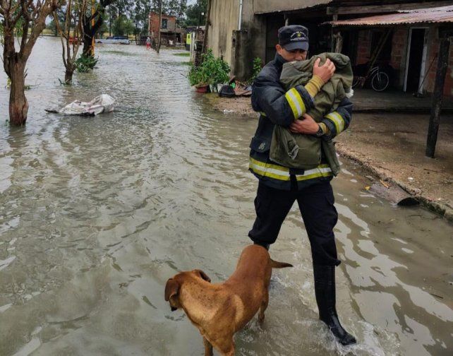 Vera. Amplio operativo para atender las consecuencias del temporal.