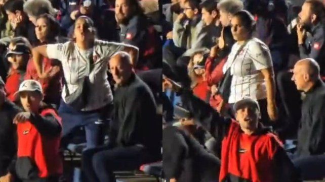 La hincha de San Lorenzo fue identificada y no podrá ingresar al estadio por dos años.