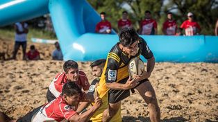 Los podios de una cita playera con destacados deportistas