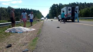Puerto Yeruá: una mujer falleció en grave accidente