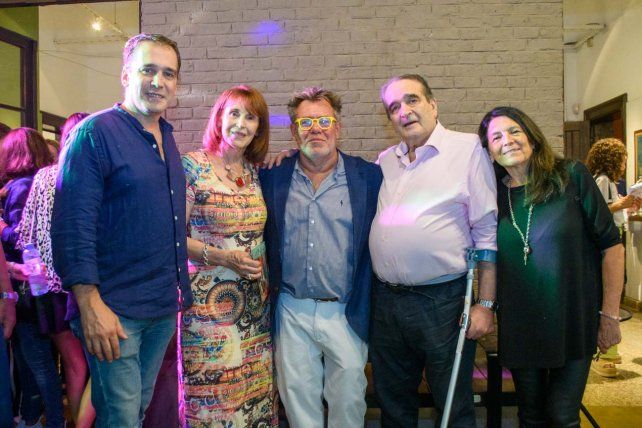 Ariel Solans, Alicia Domínguez, Milo Locket, Carlos Solans y  Katy Molina