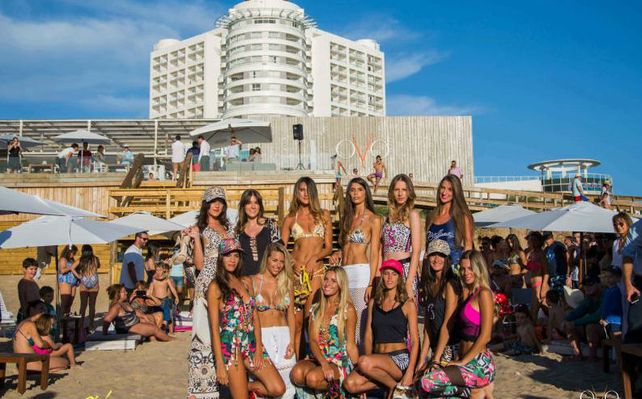 Las modelos rosarinas que participaron de la elección para ser la imagen del hotel uruguayo.&nbsp;