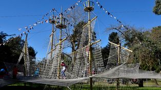 El barco, un clásico del Jardín de los Niños en el Parque Independencia.&nbsp;