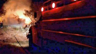 Falleció un hombre tras un incendio en una planta de residuos de Diamante