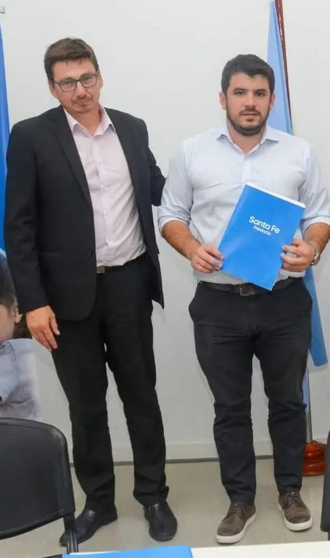 Amenazan de muerte a un funcionario provincial, Sergio maidana, y al intendente de Venado Tuerto, Leonel Chiarella (foto derecha)