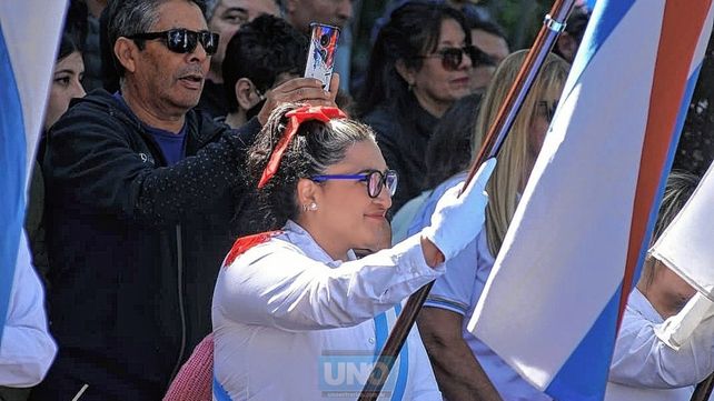 Un desfile cívico militar homenajeó la Gesta de Malvinas